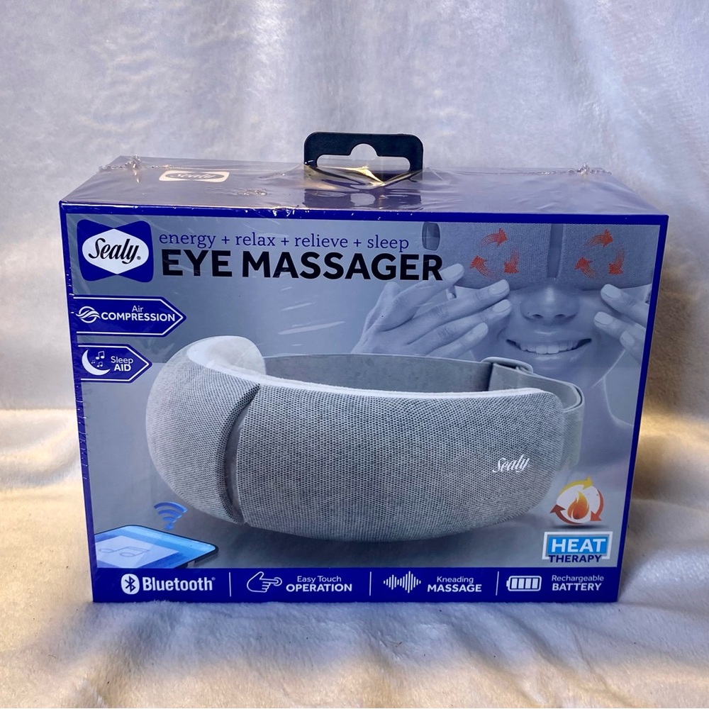 Gray Eye Massager with Bluetooth